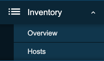 Inventory menu