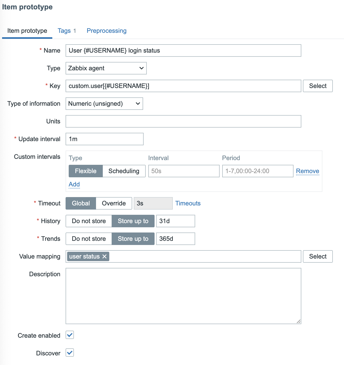 create lld item