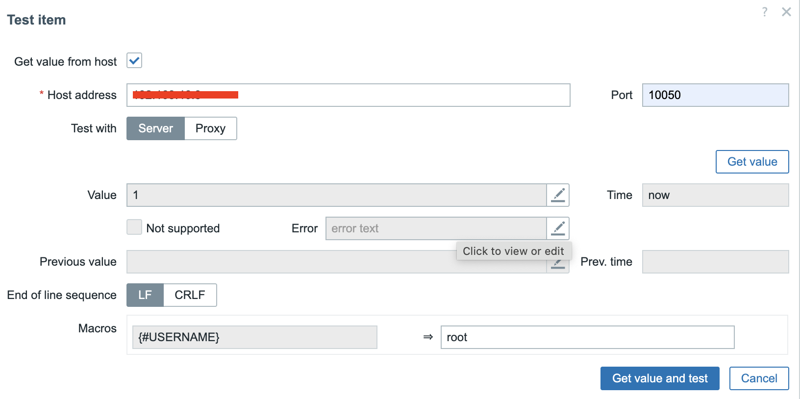 test lld item