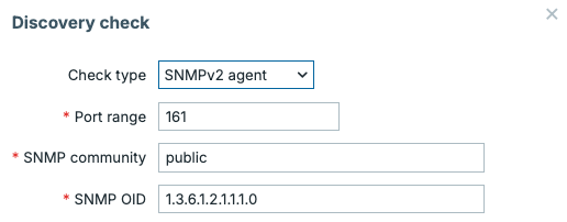Network discovery rule check description