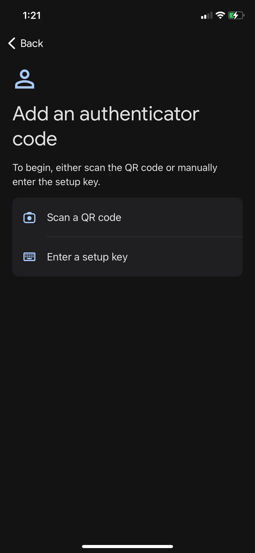 MFA TOTP auth app2