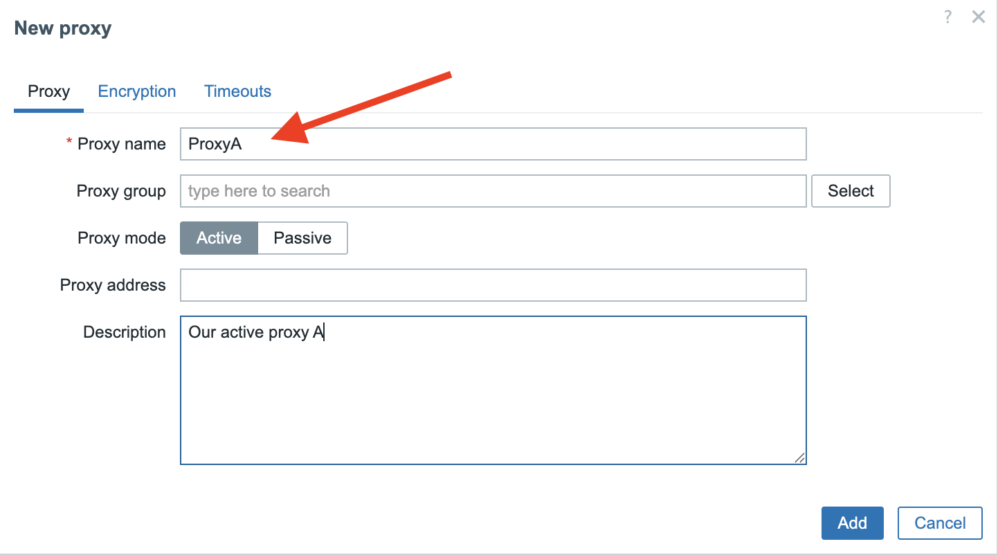 Active proxy