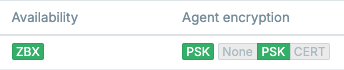 Encrypted agent status